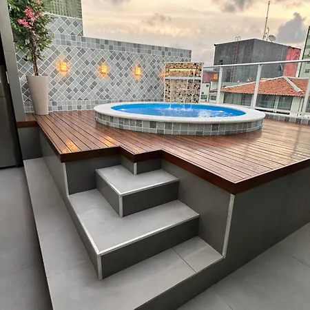 Cobertura De Luxo Com Vista Mar - Tambau Apartamento João Pessoa Exterior foto